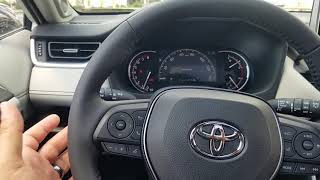 Toyota rav4 switching from analog to digital speedometer and setting units [upl. by Adnimra474]