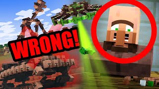 Everything WRONG with our videos VILLAGER NEWS 2 3 amp 4 [upl. by Ellenahc]