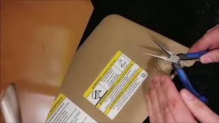 How To Remove Stickers From Cloth Visors [upl. by Myrwyn229]