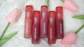 2021 PERIPERA INK MOOD MATTE TINTS  Lululand [upl. by Selohcin184]