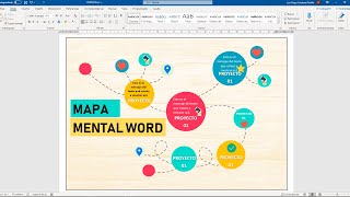 Como crear un mapa mental en WORD [upl. by Rolyak231]