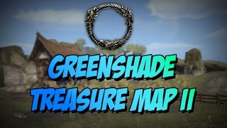 ESO Elder Scrolls Online Greenshade Treasure Map II2 Location [upl. by Allenrad906]