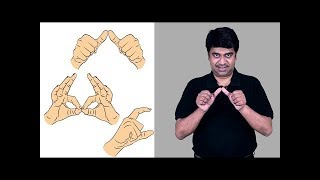 Alphabet Indian Sign Language [upl. by Esenahs926]