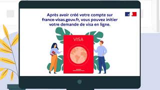 FranceVisas  Comment créer votre compte [upl. by Nodla]