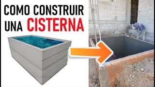 COMO CONSTRUIR UNA CISTERNA   Proceso constructivo EXPLICADO   ARTOSKETCH [upl. by Reede]