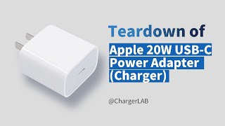 Teardown of Apple 20W USBC Power Adapter Charger [upl. by Inajar]