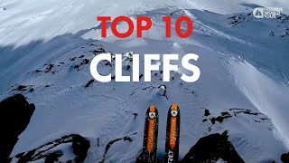 FREERIDE WORLD TOUR  TOP 10 CLIFFS ALL TIME [upl. by Naashom]