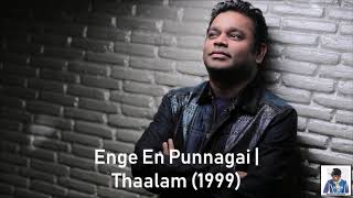 Enge En Punnagai  Thaalam 1999  AR Rahman HD [upl. by Blackington]