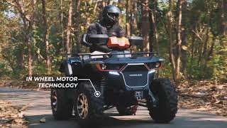 Powerland  One of the fastest 4x4 electric ATVs [upl. by Yraht]