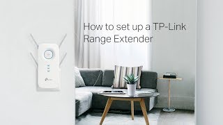 How to set up a TPLink Range Extender [upl. by Eimarej]