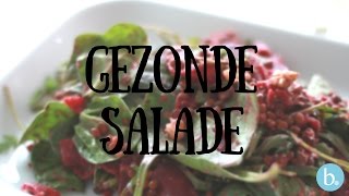 Gezonde salade  rode bieten en linzensalade [upl. by Ignazio]