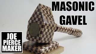 Making A Masonic Gavel [upl. by Panaggio]