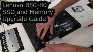 Lenovo B50 SSDHDD and Memory Upgrade and Repair Guide [upl. by Letsirk]