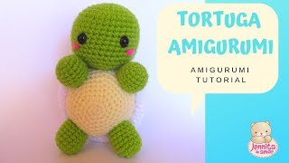 TORTUGA TIERNA Amigurumi Tutorial Curso [upl. by Magdalen]