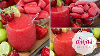 How To Make Frozen Strawberry Daiquiris  Stock the Freezer [upl. by Mcevoy]