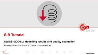 SWISSMODEL Tutorial Part VI Modelling results and quality estimation [upl. by Derzon]