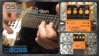 BOSS DS2 TURBO Distortion BOSS Sound Check [upl. by Granlund917]