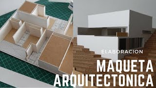 COMO SE HACE una MAQUETA de Arquitectura PARTE 1 [upl. by Eiramyelhsa]