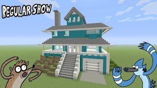 Minecraft Tutorial How To Make The Regular Show House quotRegular Showquot [upl. by Ateekram]