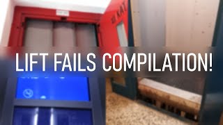 LIFT FAILS COMPILATION 100 Subscriber special [upl. by Yldarb]