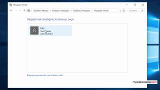 Windows 10 Kullanıcı Adı Değiştirme Nasıl Yapılır [upl. by Cecilius433]