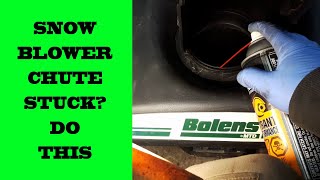 How To Lubricate a Snowblower Chute [upl. by Rhianon]