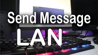 How To Send Messages On Lan Using CMDCommand Prompt [upl. by Thorma]