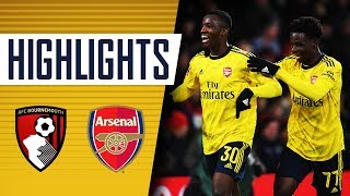 HIGHLIGHTS  Bournemouth 12 Arsenal  Emirates FA Cup [upl. by Roselba]