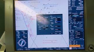 DR position in Ecdis  Dead reckoning position setting in JRC ECDIS [upl. by Favin]