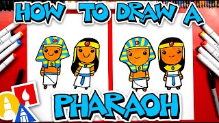 How To Draw An Ancient Egyptian King And Queen Pharaoh [upl. by Briny]