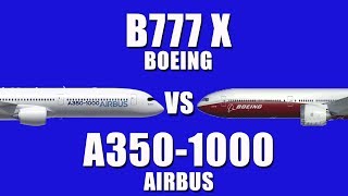 Boeing 777x vs A3501000  Which one is your favorite [upl. by Llarret519]