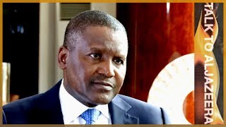 Aliko Dangote Africas richest man  Talk to Al Jazeera [upl. by Amluz339]