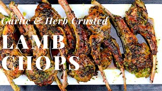 RestaurantStyle Garlic Herb Lamb Chops Easy and Delicious [upl. by Nairrot]