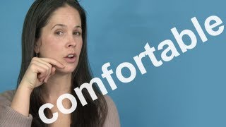 How to Pronounce COMFORTABLE  AMERICAN ENGLISH PRONUNCIATION [upl. by Duax]