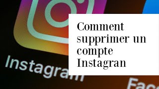 Comment supprimer son compte Instagram 2020 sur un PC [upl. by Hterrag561]