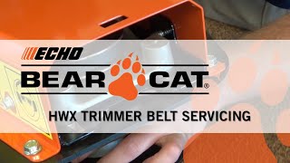 ECHO Bear Cat High Wheeled Trimmer Belt Servicing [upl. by Nsaj]