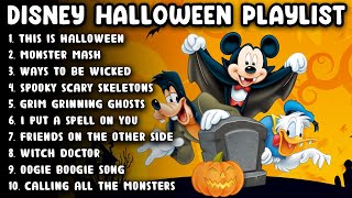 Disney Halloween Songs Playlist 🎃 Disney Halloween Music Mix [upl. by Rialc]