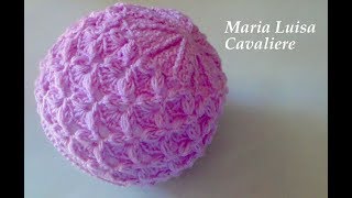 Cappello punto fiocchetti alluncinetto tutorial [upl. by Akeylah761]