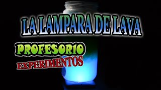 Lámpara de lava casera Experimentos caseros fáciles [upl. by Dnallor]