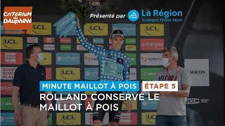 Dauphiné 2022 Stage 5  AURA Polka Dot Jersey Minute [upl. by Abell182]