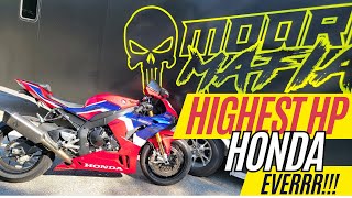 2023 CBR1000RRR Fireblade Breaks Dyno Record CBR 1000 RRR  Moore Mafia [upl. by Nehgaem]