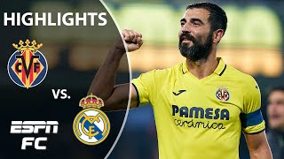 Villarreal vs Real Madrid  La Liga Highlights  ESPN FC [upl. by Icyac]