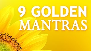 9 GOLDEN MANTRAS  108 Times [upl. by Nemra]