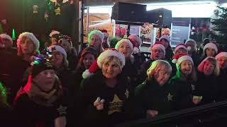 WHAT CHRISTMAS MEANS TO ME Rock Choir at Birkdale Lights Switch On 1st December 2024 [upl. by Nij]