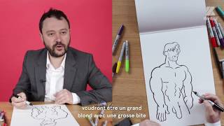 PapierCrayon  Linterview en dessin de Riad Sattouf [upl. by Kent]