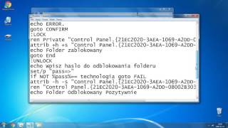 Poradnik Jak utworzyć folder na hasło [upl. by Nisay]