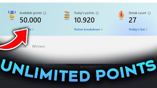 UNLIMTED POINTS METHOD Microsoft Rewards [upl. by Adrahc]