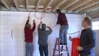 Installing Radiant Heat Between Joists Retrofit radiant heat into your home or for new construction [upl. by Giacopo]