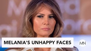 All Of Melania Trumps Unhappy Faces [upl. by Slerahc]