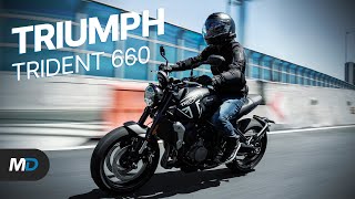 2021 Triumph Trident 660 Review  Beyond the Ride [upl. by Leitnahs239]